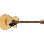 Fender CB60SCE Acoustic Electric Bass Solid Spruce Top Natural