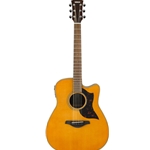 Yamaha A1R Dreadnought Acoustic Electric Cutaway - Vintage Natural - Solid Sitka Top - Rosewood back and sides