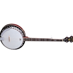 Oscar Schmidt 5 String Banjo With Resonator - Geared 5TH Peg