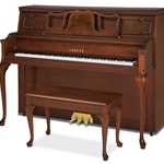 Yamaha P660S Sheraton Mahogany 45" Console Piano With Bench