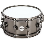 DrumWorkshop Collector's Series Metal Snare - 6.5x14 - Satin Black over Brass DW