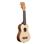 Kala Soprano Ukulele - Spruce Top No Binding