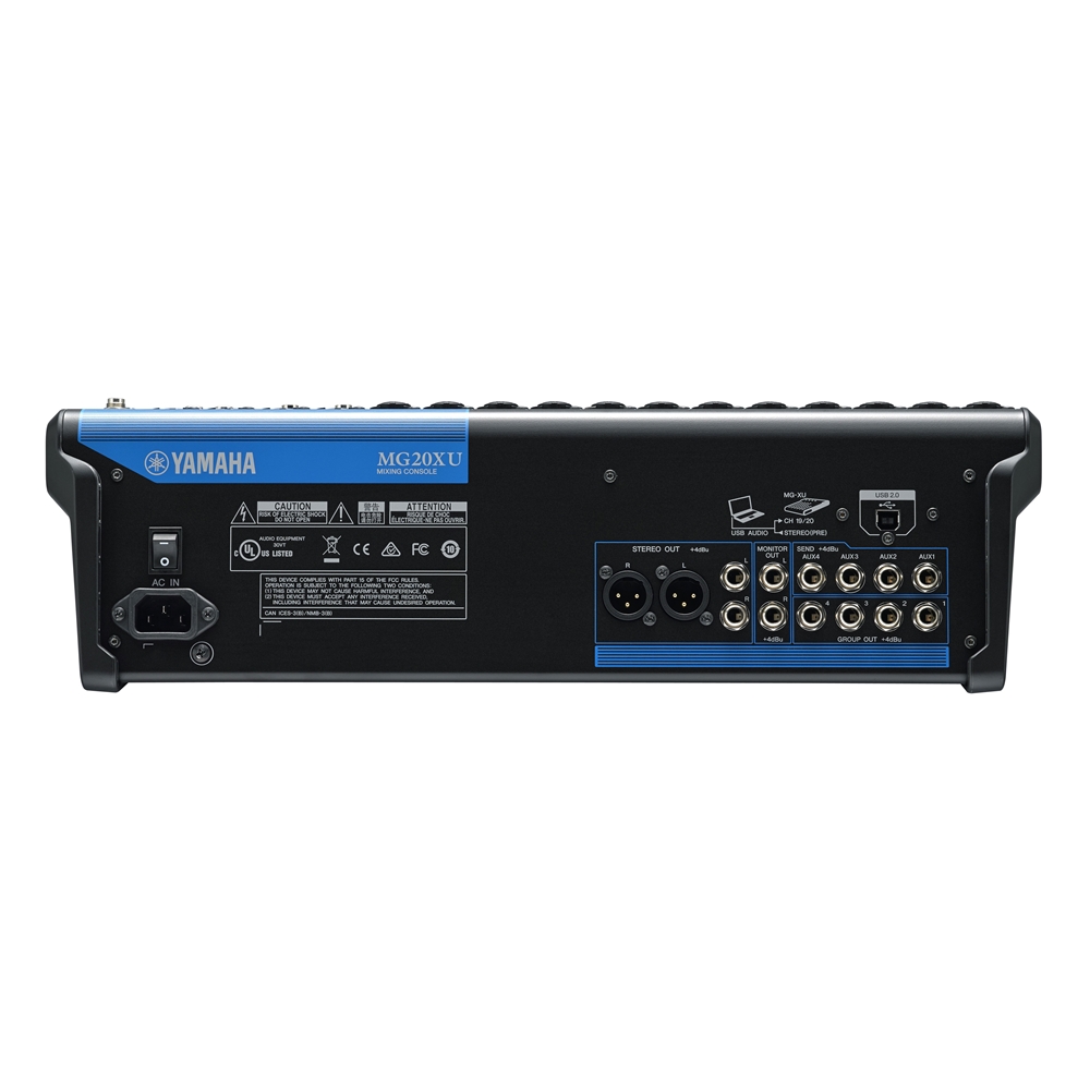 Mundt Music Tyler - Yamaha MG20XU Non Powered Mixer - 20 Imput