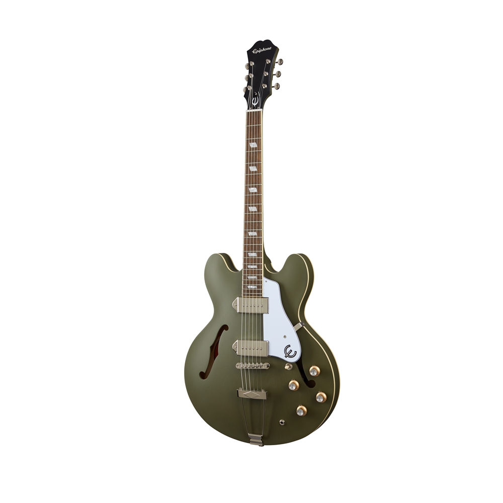 Mundt Music Tyler - Epiphone Casino Worn Hollowbody - Worn Olive Drab