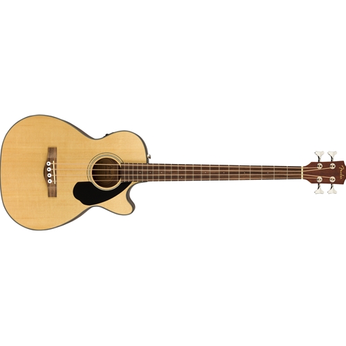 Fender CB60SCE Acoustic Electric Bass Solid Spruce Top Natural