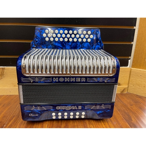 Hohner Corona II Classic FBbEb Dark Blue Pearl