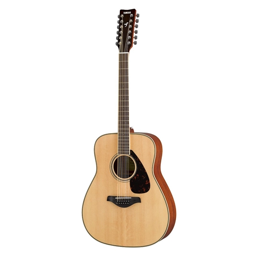 Yamaha FG820-12 String Dreadnought - Solid Spruce Top - Mahogany Sides & Back
