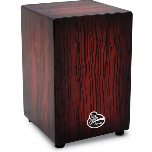 Latin Percussion Aspire Accents Cajon - Darkwood Streak Latin perc.