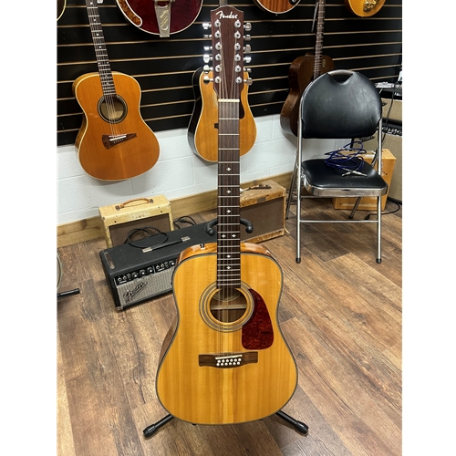 Used Fender CD160SE/12 12 string guitar Natural