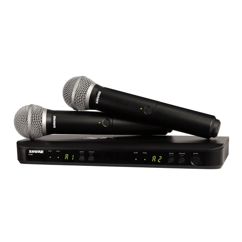 Shure BLX288/PG58-H11 Dual Wireless Handheld - 2 PG58 Microphones
