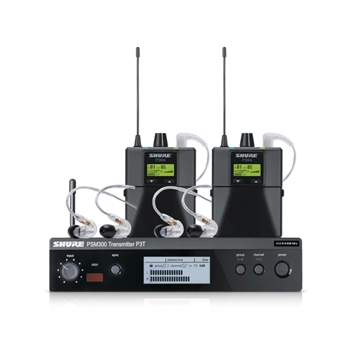 Shure P3TRA215TWP-G20 Dual SE215 Wireless Personal Monitor System