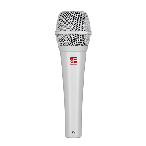 V7 White Dynamic Handheld Microphone SE Microphone