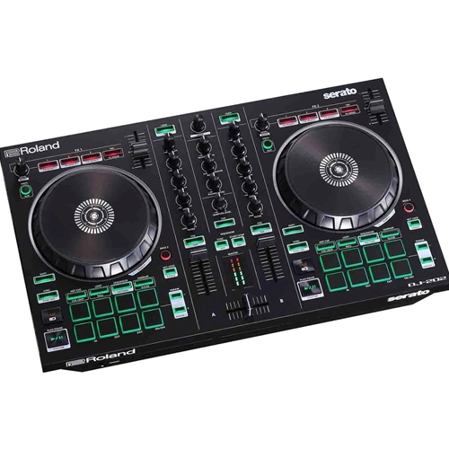 Roland DJ-202 4-deck Serato DJ Controller with Drum Machine