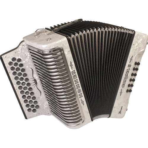 Hohner Corona II Xtreme GCF Pearl White
